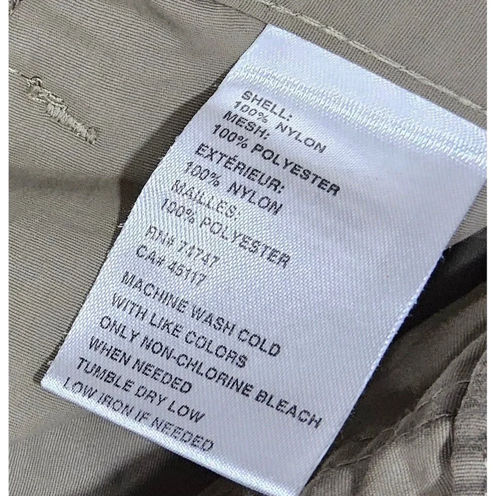 World Wide Sportsman Shorts Mens M 32 Convertible Cargo Pockets‎ Khaki Brown